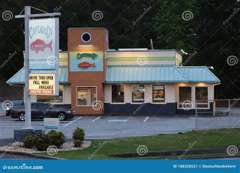 Exterior of Captain D`s Restaurant in USA. Editorial Photo - Image of entrance, captain: 188320521