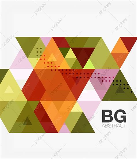 Mosaic Triangles Vector Art PNG, Triangle Modern Mosaic Geometric ...