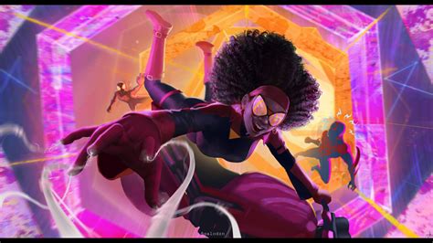 Fanart Spider-Woman (Jessica Drew) Across the Spiderverse by GaLo DZN : r/EbonyImagination