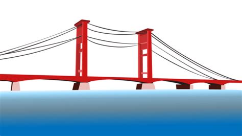 Ampera Bridge PNG Transparent Images Free Download | Vector Files | Pngtree