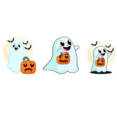 Halloween Spooky Ghost Clipart - MasterBundles