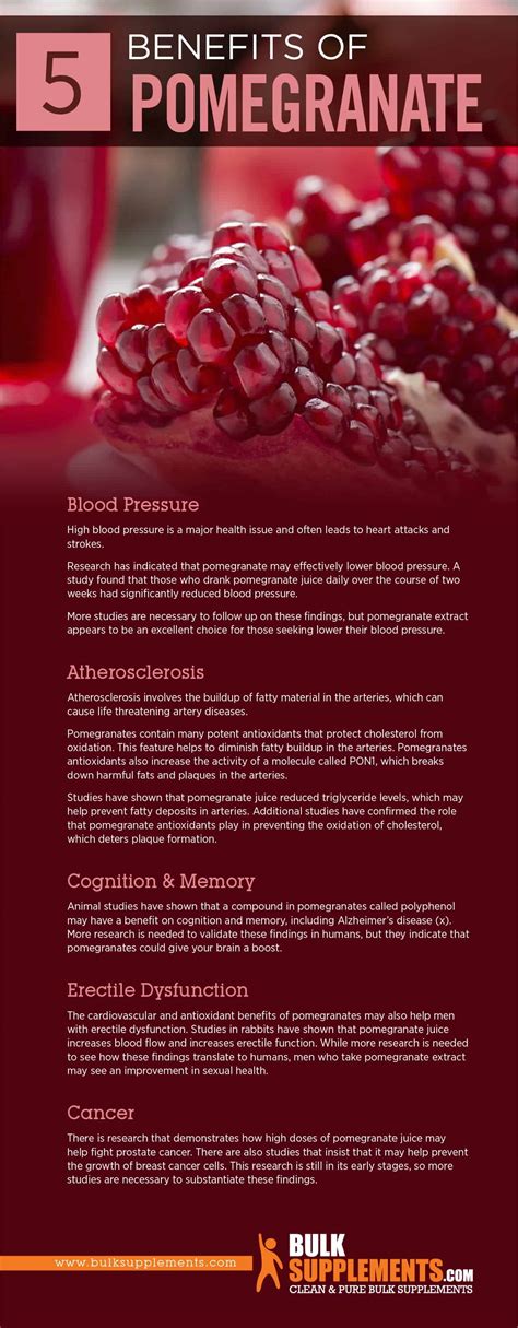 Pomegranate Extract: Benefits, Side Effects & Dosage