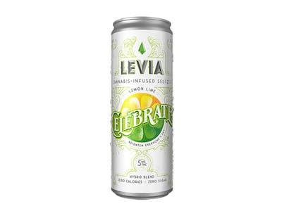 LEVIA Seltzer | Lemon Lime | Hybrid | 12oz Cannabis | Cape Cod Cannabis ...