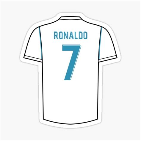 "Cristiano Ronaldo Kit" Sticker for Sale by designsheaven | Redbubble