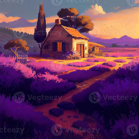 Beautiful Lavender Province - Ai Generated 22719698 Stock Photo at Vecteezy