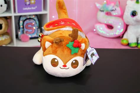 Aphmau Chrismas Plushies - Snowman Cat & Reindeer Cat Plush