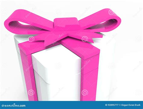 Ribbon Wrapped Gift Package Stock Illustration - Illustration of gift ...