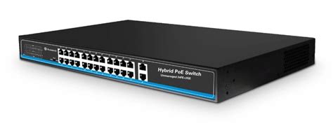 24 Port Fast Ethernet 10/100 Rackmount PoE Switch + 2 Gigabit Uplinks ...