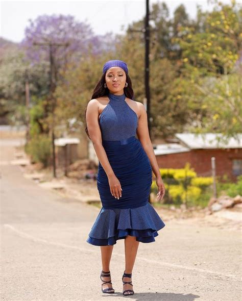 Latest Botswana Traditional Outfits For Women To Wear 2021 - Shweshwe Home