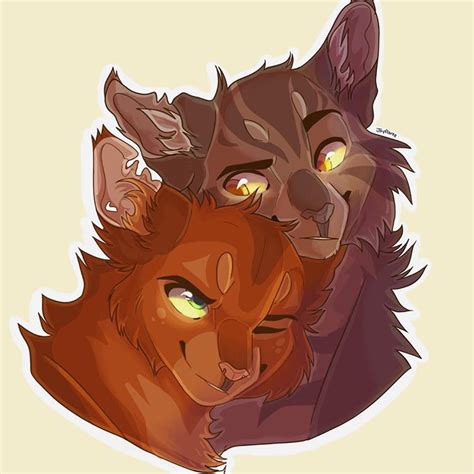 bramblestar and squirrelflight | Warrior cats art, Warrior cats fan art ...