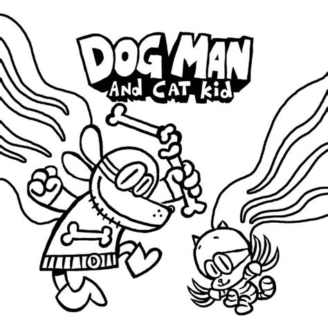 Printable Dogman Coloring Pages