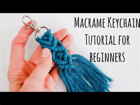 15 Adorable Beginner-Friendly DIY Macrame Keychains | Macrame for Beginners