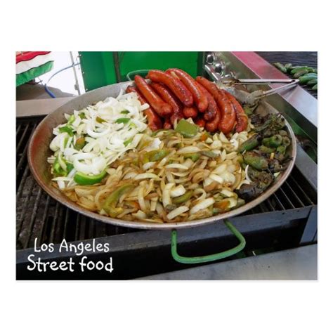 Cool Los Angeles Street Food Postcard! Postcard | Zazzle