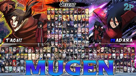 Itachi Edo Tensei in MUGEN Vs Naruto VERSE - YouTube