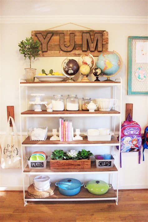 DIY IKEA Shelving Unit Farmhouse Makeover – At Home With Natalie