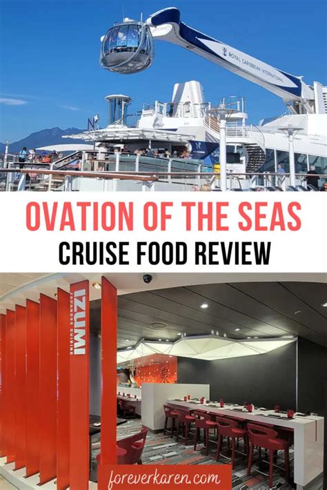 Ovation Of The Seas Dining Options (With Menus) - Forever Karen