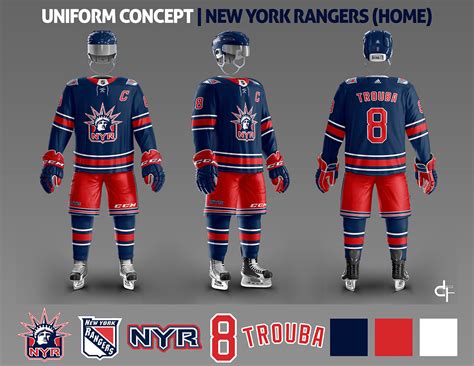 NHL Uniform Concepts — New York Rangers on Behance