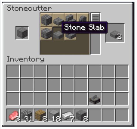 Stone Slab Minecraft