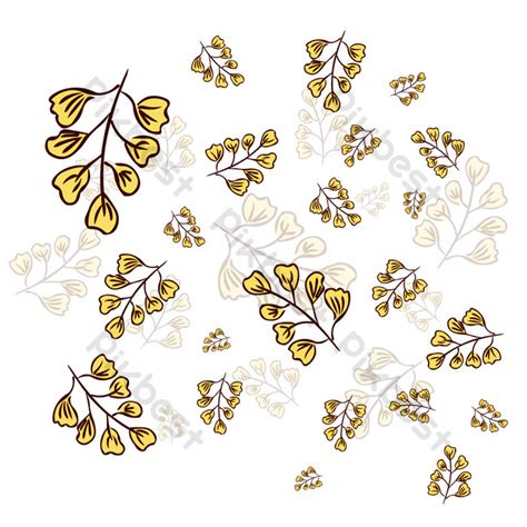 Drawing Plant Leaves Floating Leaves PNG Images | AI Free Download - Pikbest