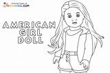 American Girl Doll Coloring Pages sketch template