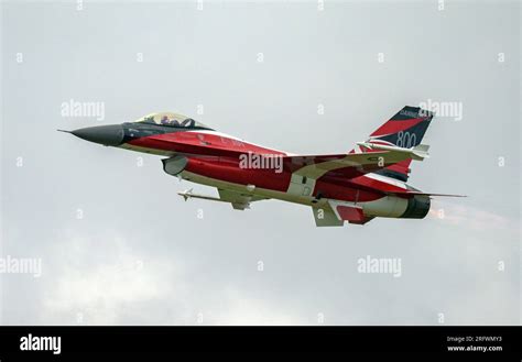 Danish F-16, Dannebrog Livery at the Royal International Air Tattoo 2023 Stock Photo - Alamy