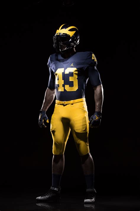 First Look At The Jumpman Branded Michigan Wolverines Football Uniforms ...