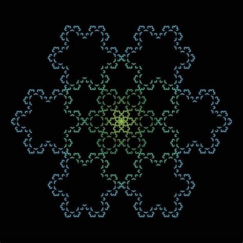 Math Art in MS Excel — one of my (many) favorite l-system fractals from...