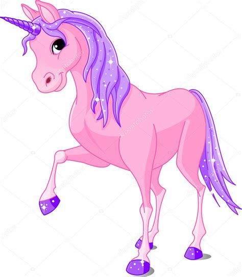 Pink Unicorn — Stock Vector © Dazdraperma #2409405