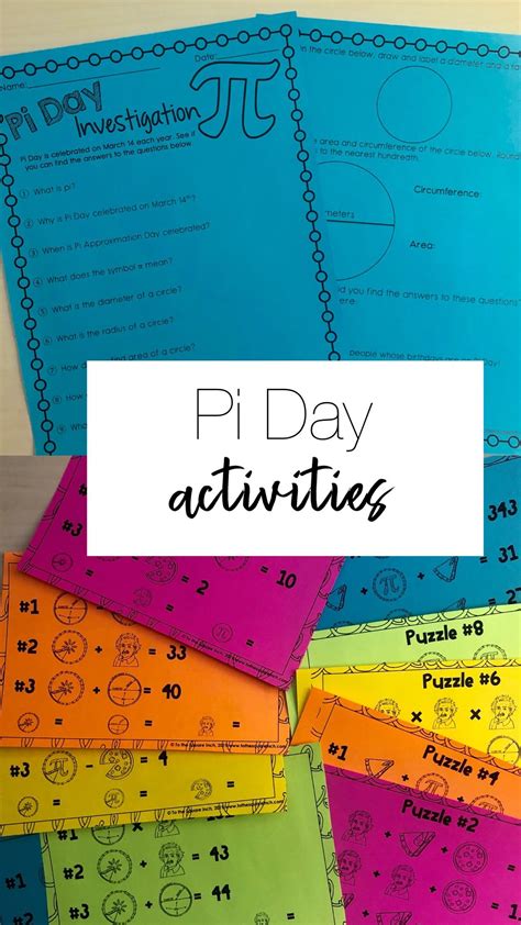 Pi Day Activities for upper elementary and middle school | Middle school math teacher, Middle ...