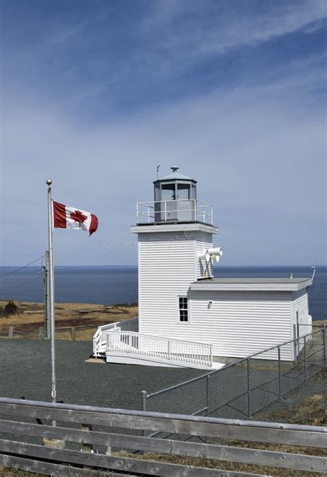 Landmark Bell Island Lighthouse, Newfoundland Stock Image - Image of lighthouse, canada: 117957745