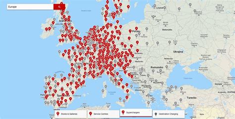 Tesla Supercharger Map Europe | secretmuseum