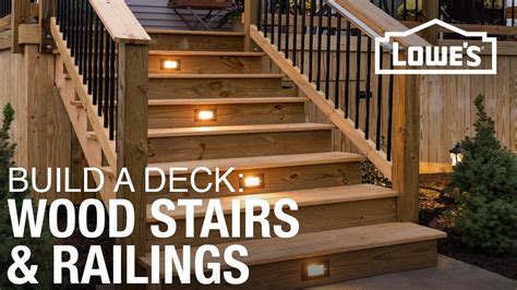 How to Build a Deck: Wood Stairs and Stair Railings