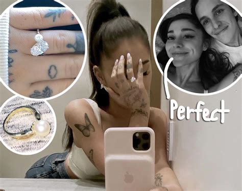 The Emotional Reason Ariana Grande's Engagement Ring Is So Unique! - Perez Hilton