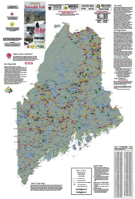 Maine ITS Map – Maine Snowmobiling