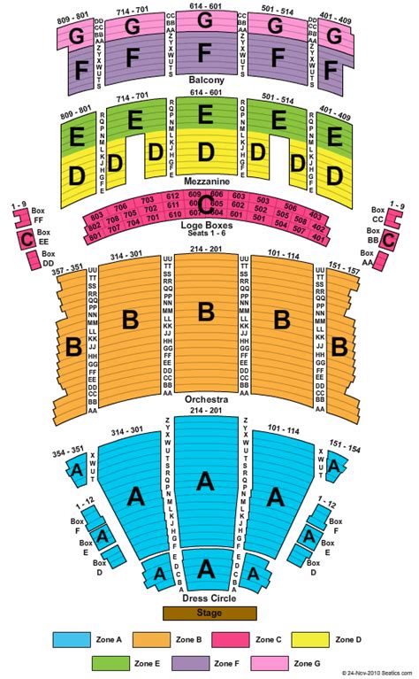 State Theatre Seating Chart | KeyBank State Theatre at Playhouse Square | Cleveland, Ohio