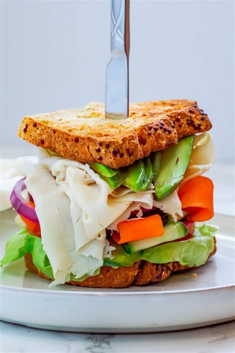 Turkey Avocado Sandwich with Veggies - Nutrition to Fit | Lindsey ...