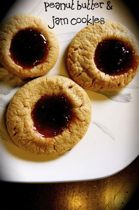 Peanut Butter & Jam Cookies