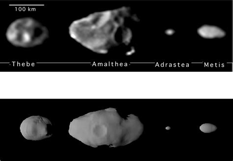 Shapes of the Small Inner Satellites of Jupiter | NASA Solar System Exploration