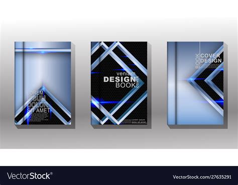 Modern background design collection book cover Vector Image