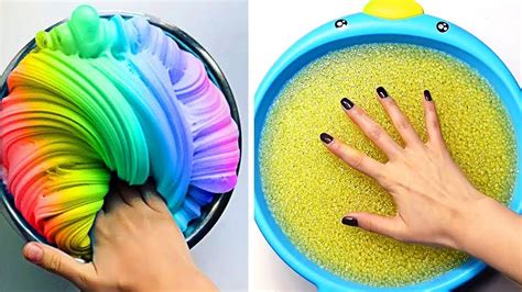 Relaxing Slime Compilation ASMR | Oddly Satisfying Video #90 | Oddly satisfying videos ...