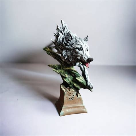 15''38cm Abstract Wolf Sculpture Wolf Art Statue - Etsy