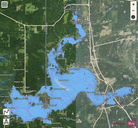 Caddo Lake Fishing Map | Nautical Charts App