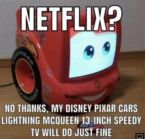 Disney Pixar Cars Lightning McQueen 13-inch Speedy TV