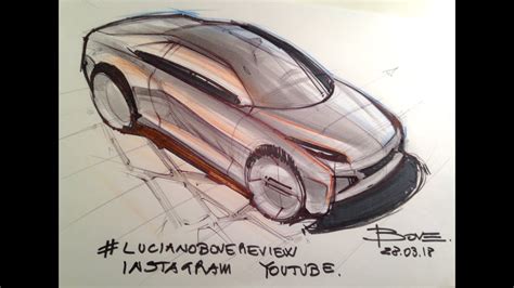 Car Sketch Tutorial How to Draw Cars - YouTube