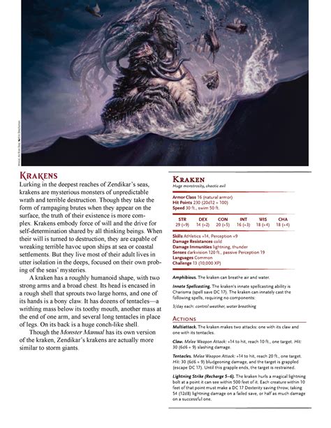 D&d 5e Kraken Hatchling - All Gadoes