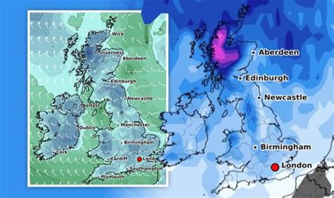 UK snow radar: -4C polar weather bomb to cover UK with snow – new charts | Weather | News ...