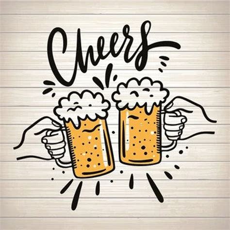 Cheers-with-beer-glasses-svg-svg-png-dxf-eps-download-files | Etsy