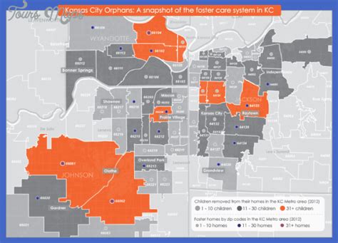 Kansas City Metro Map - Map - Travel - Holiday - Vacations