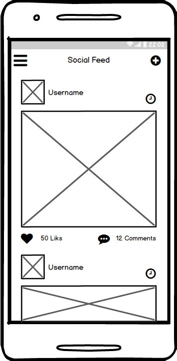 Mobile App Wireframe sketch using Balsamiq on Behance