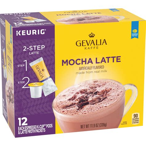 Gevalia Mocha Latte K-Cup Coffee Pods, 12 Ct Box - Walmart.com